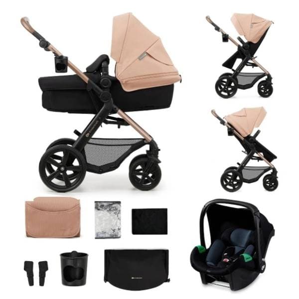 KINDERKRAFT kolica za bebe 3 u 1 Moov 2 bež 3