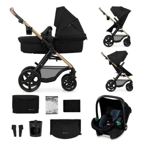 KINDERKRAFT kolica za bebe 3 u 1 Moov 2 crna 3