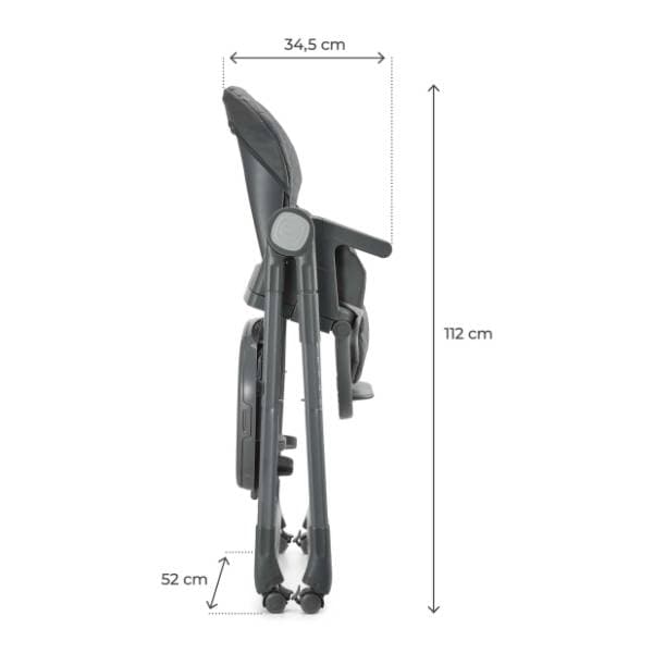 KINDERKRAFT stolica za hranjenje Tulo grey 2