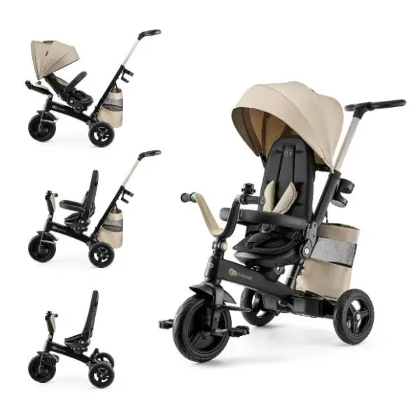 KINDERKRAFT tricikl Easytwist 2u1 bež 1