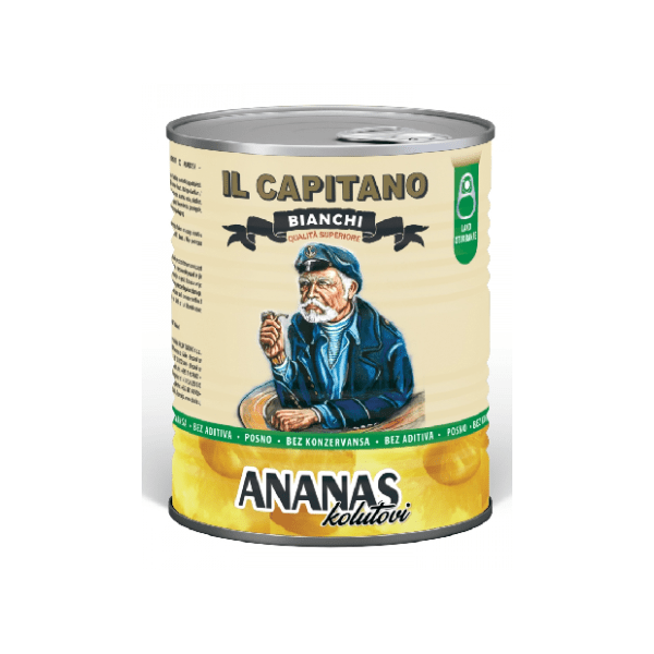 Kompot ananas kolutovi IL CAPITANO 850ml 0