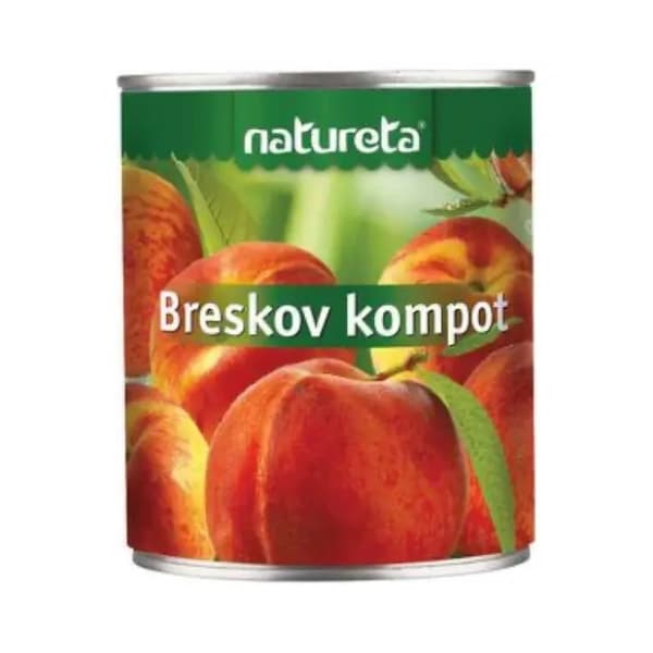 Kompot breskva NATURETA 850g 0