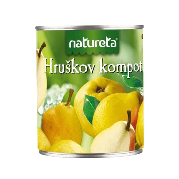 Kompot kruška NATURETA 850g 0