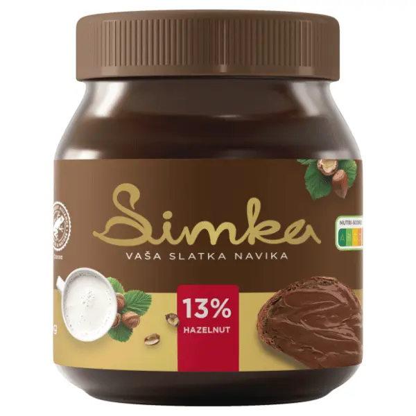 Krem SIMKA kakao 13% lešnika 375g 0