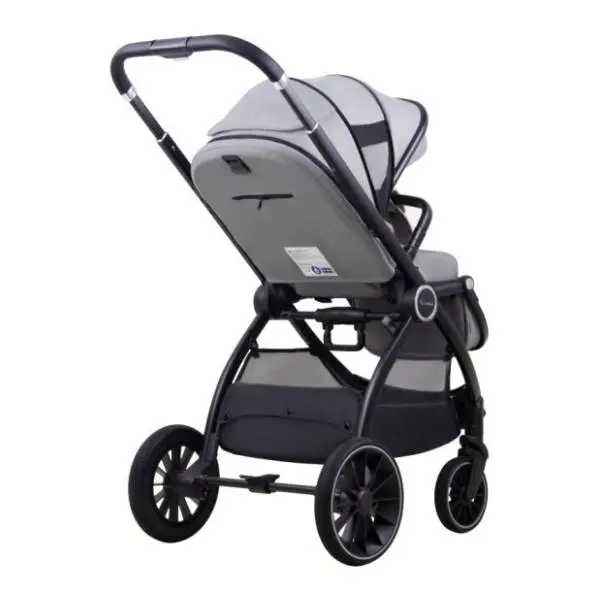 LA MAMA kolica za bebe 3 u 1 Trio siva 2
