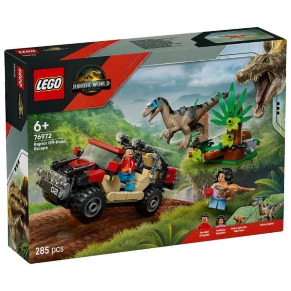 LEGO Jurassic World bekstvo terencem od raptora 76972 0
