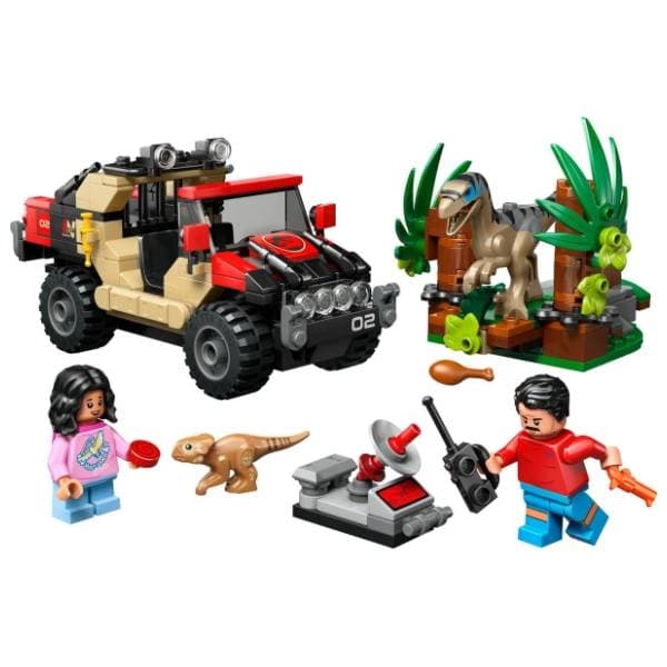 LEGO Jurassic World bekstvo terencem od raptora 76972 1