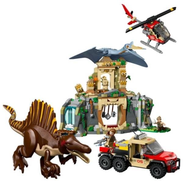 LEGO Jurassic World vazdušna misija sa spinosaurusom i kvecalkoatlusom 76976 1