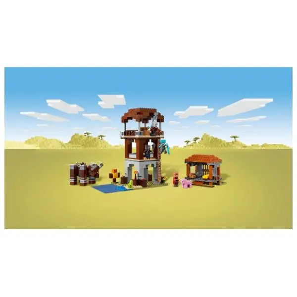 LEGO Minecraft uporište pilidžera i ravadžer 21278 3