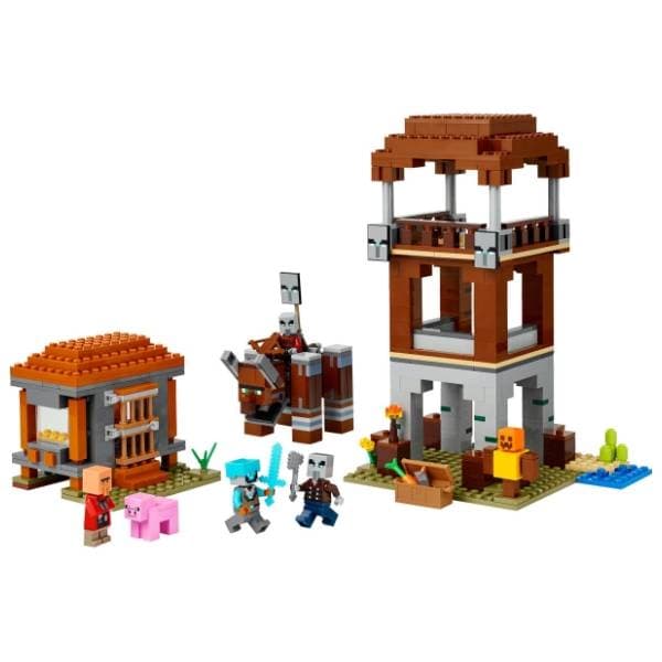 LEGO Minecraft uporište pilidžera i ravadžer 21278 1