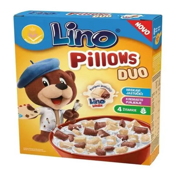 Pahuljice LINO Duo pillows jastučići sa kremom 250g 0