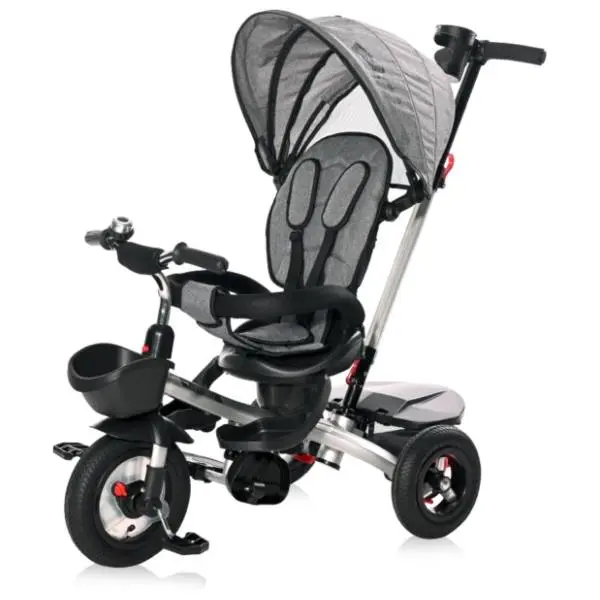 LORELLI BERTONI tricikl za decu Zippy graphite air tires sivi 0