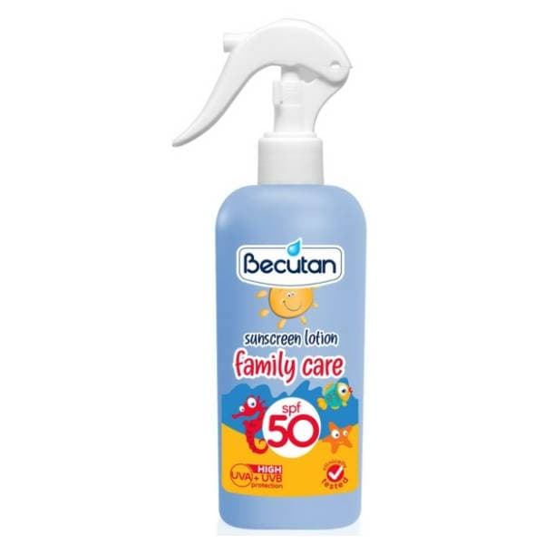 Mleko za sunčanje u spreju BECUTAN SPF50 270ml 0