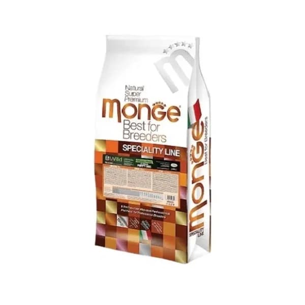 MONGE Best for breeders hrana za pse patka i krompir 15kg 0