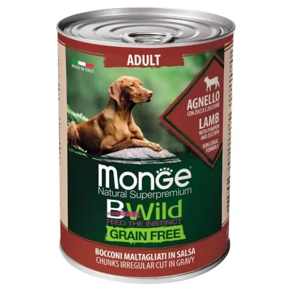 MONGE Bwild adult hrana za pse jagnjetina 400g 0
