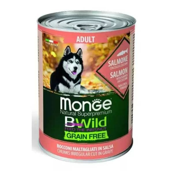 MONGE Bwild adult hrana za pse losos 400g 0