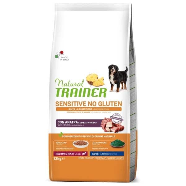 NATURAL TRAINER Sensitive hrana za pse bez glutena patka 12kg 0