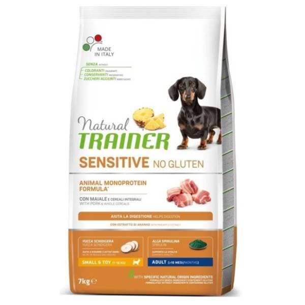 NATURAL TRAINER Sensitive hrana za pse bez glutena svinja 7kg 0