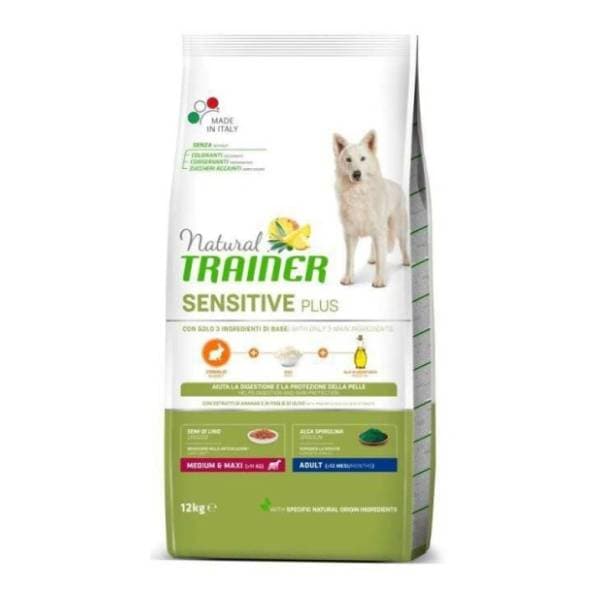 NATURAL TRAINER Sensitive plus hrana bez glutena zec 12kg 0
