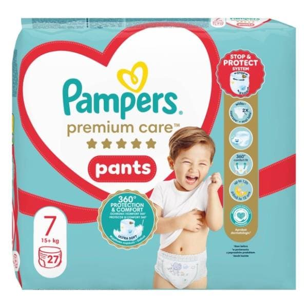 PAMPERS pelene premium care pants 7 27kom 0