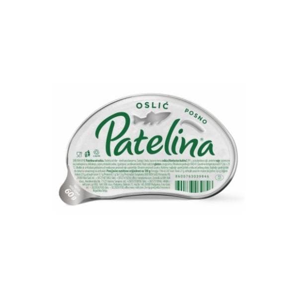 Pašteta PATELINA oslić 60g 0
