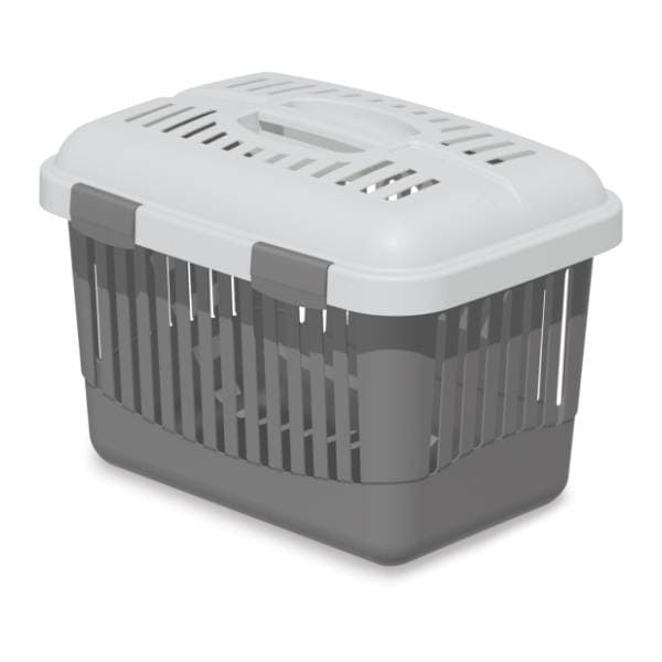 PETMAX Easy top transporeter sivi 0