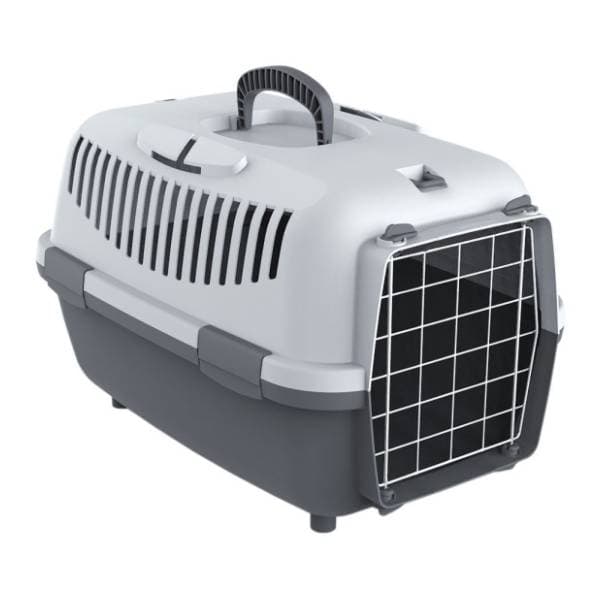 PETMAX Lux 1 transporter za kućne ljubimce sivi 0