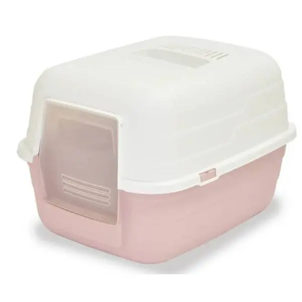 PETMAX Pratic toalet za mačke 32x48x38cm roze 0