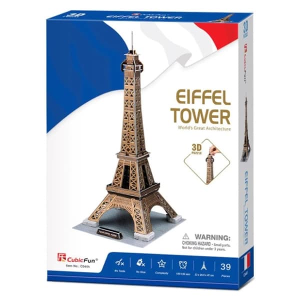 Puzzle Eiffel tower CUBICFUN 0