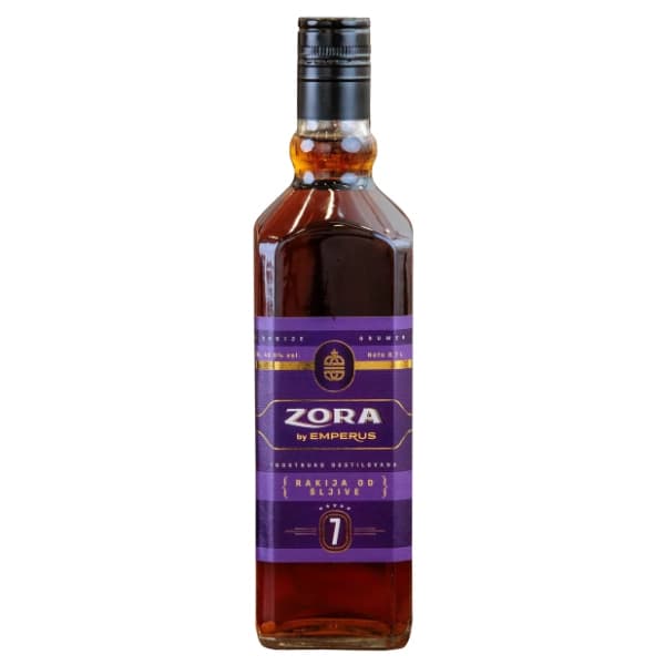 Rakija ZORA šljiva 7 y.o. 0,7l 0