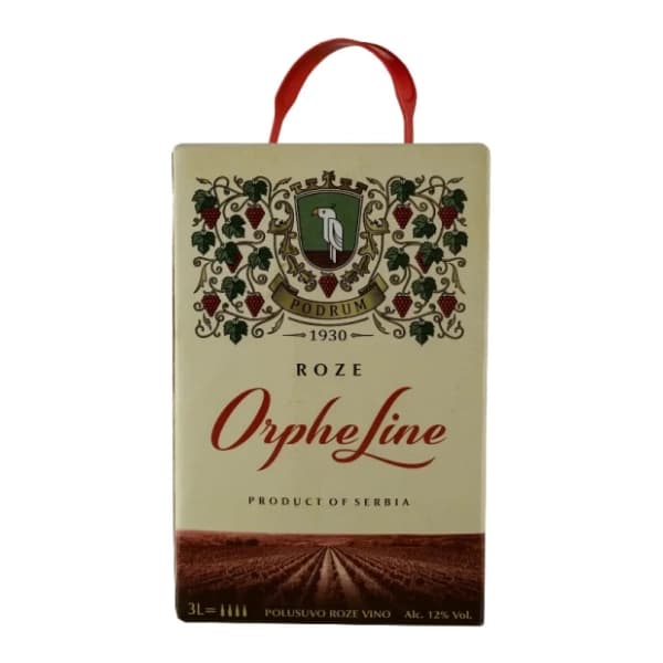 Roze vino ORFELIN bag in box 3l 0
