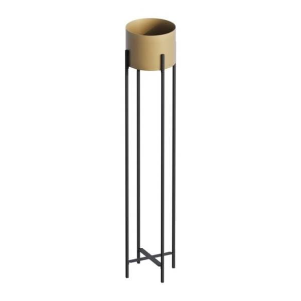Saksija WALLXPERT Decorative pot 23x108cm crno-zlatna 0