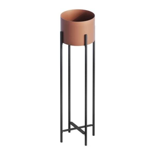 Saksija WALLXPERT Decorative pot 23x78cm crno-terakota 0