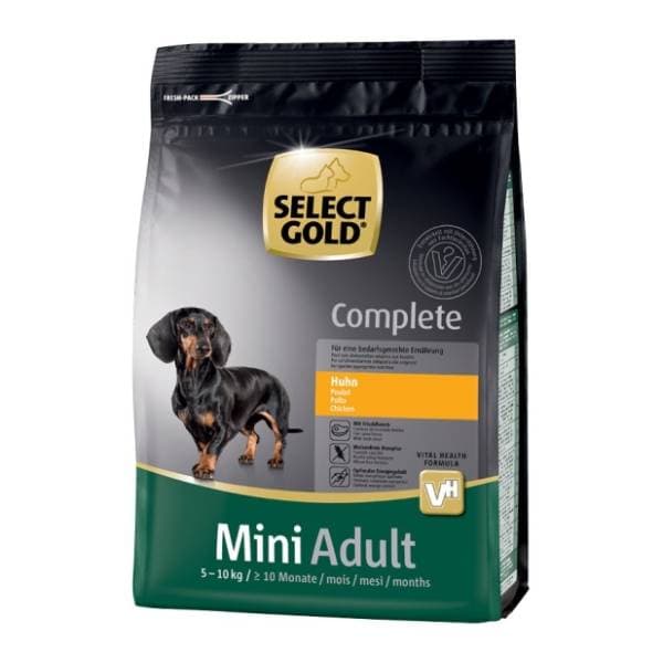 SELECT GOLD Complete mini adult hrana za pse piletina 1kg 0