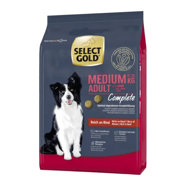 SELECT GOLD Medium adult hrana za pse govedina 12kg 0