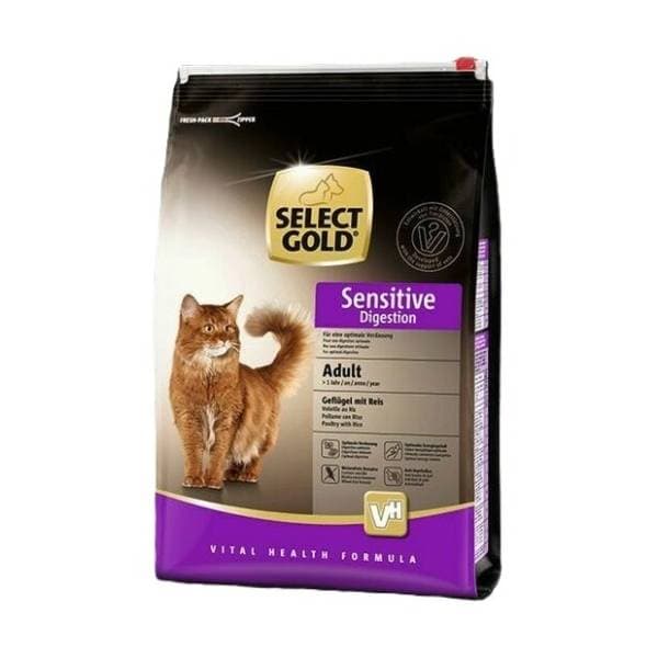 SELECT GOLD Sensitive digestion za mačke živina pirinač 7kg 0
