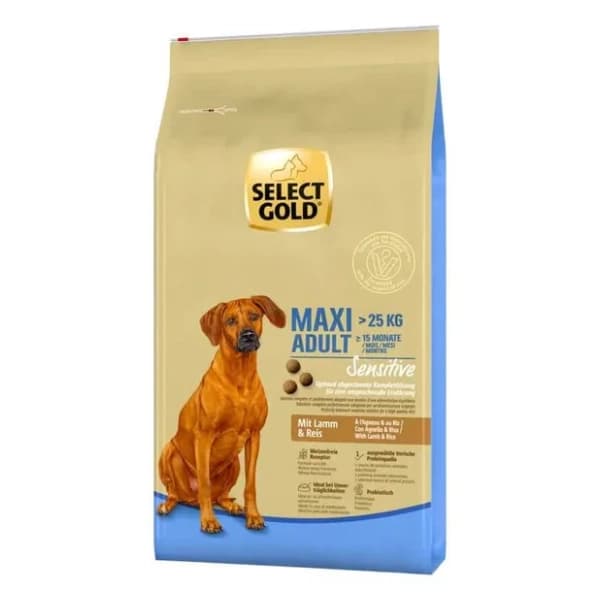 SELECT GOLD Sensitive medium junior jagnjetina i losos 12kg 0