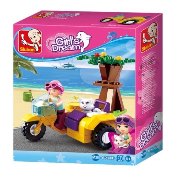 SLUBAN kocke Motocikl sa prikolicom 0