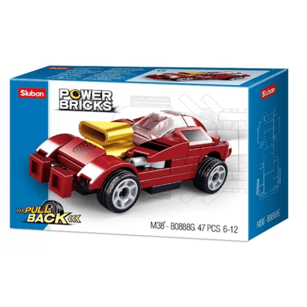 SLUBAN kocke Trkački automobil 47kom 0