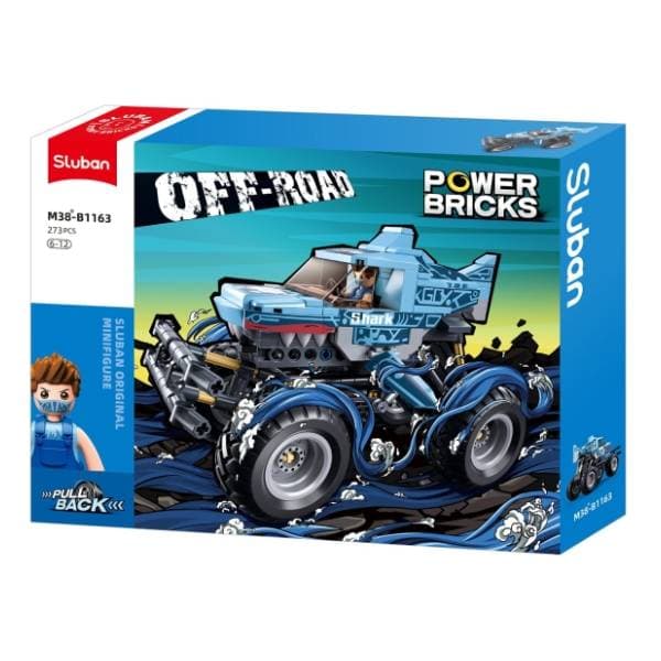 SLUBAN kocke vozilo Off road plavi 0