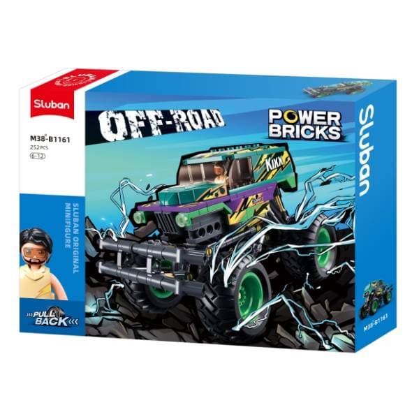 SLUBAN kocke vozilo Off road zeleni 0