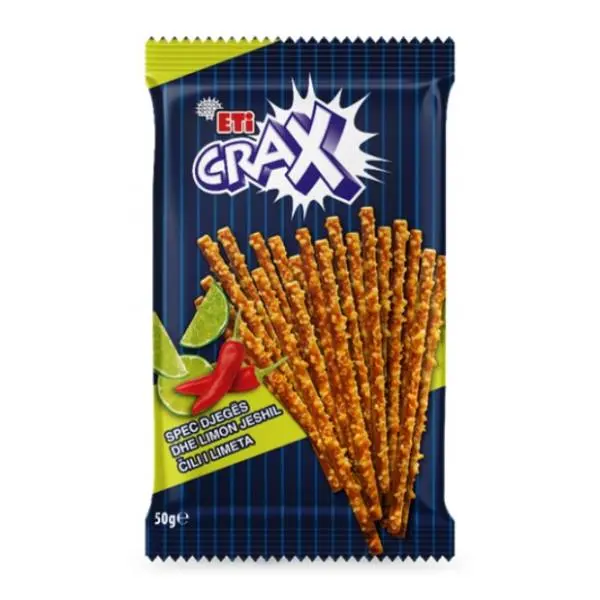 Štapići ETI Crax chili limeta 50g 0