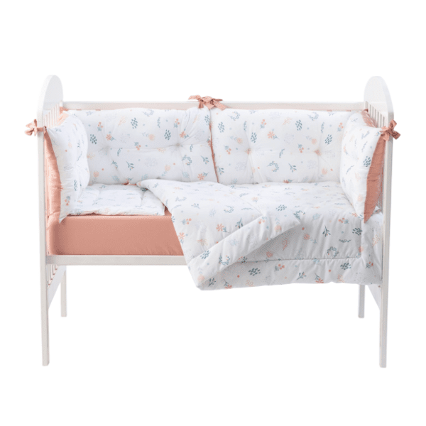 STEFAN posteljina sa ogradicom za bebe Grančica 60 x 120 cm 0