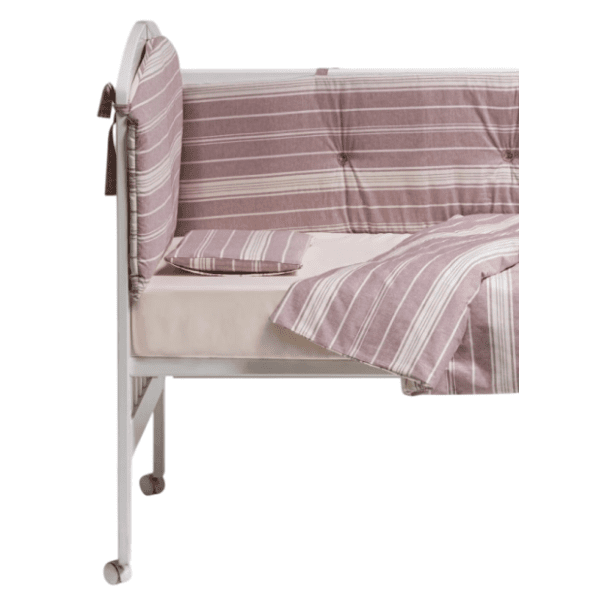 STEFAN posteljina sa ogradicom za bebe Vintage 5 60 x 120 cm 2