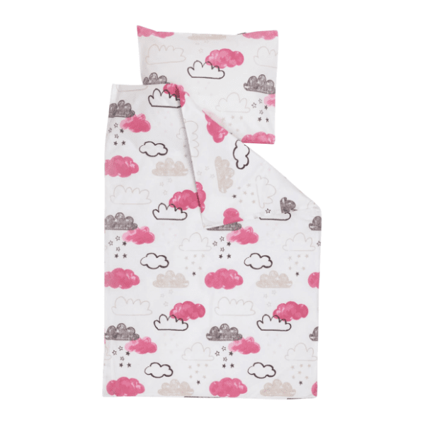 STEFAN posteljina za decu Oblak 80 x 120 cm roze 0