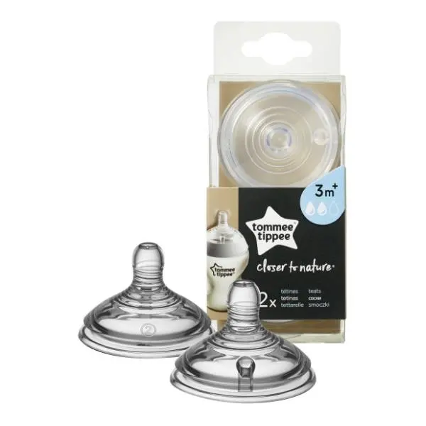 TOMMEE TIPPEE silikonska cucla (3m+) 2kom 1