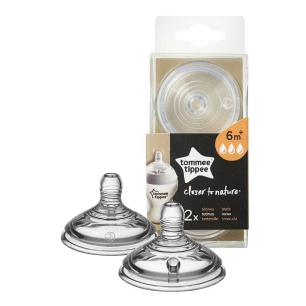 TOMMEE TIPPEE silikonska cucla (6m+) 2kom 1