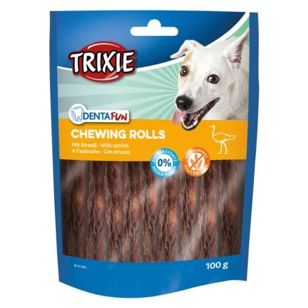 TRIXIE Denta fun štapići sa ukusom noja za pse 100g 0