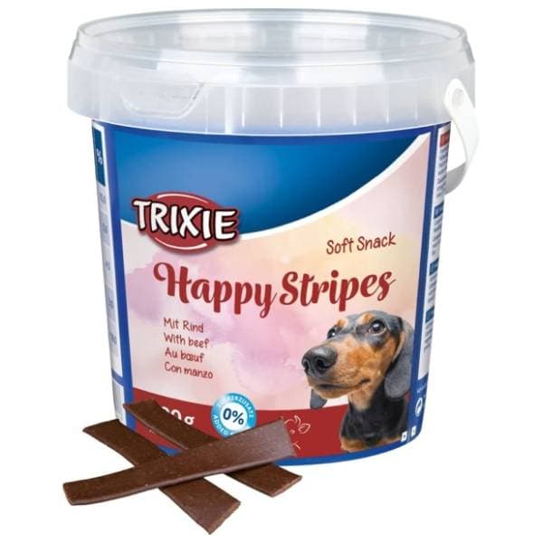 TRIXIE Srećne trake poslastica za pse govedina 500g 0