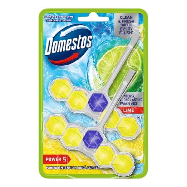 WC osveživač DOMESTOS power 5 lime 2x55g 0